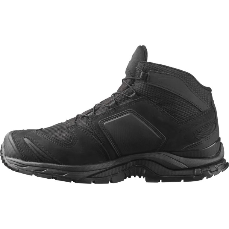 Botas Tácticas Salomon Xa Forces Mid Anchos GTX EN Hombre Negros | MX EMWO230